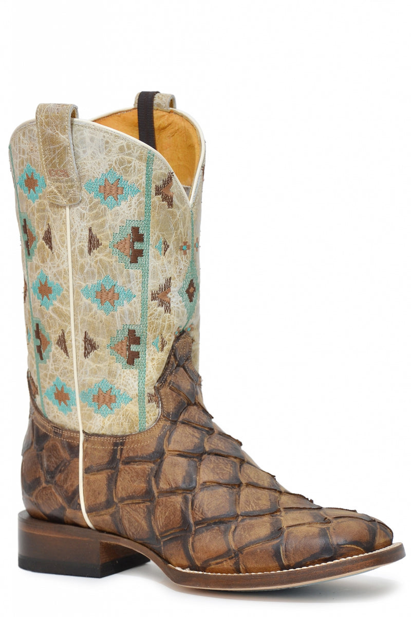 Roper Ladies Big Fish Aztec Concealed Carry Cowboy Heel Boots