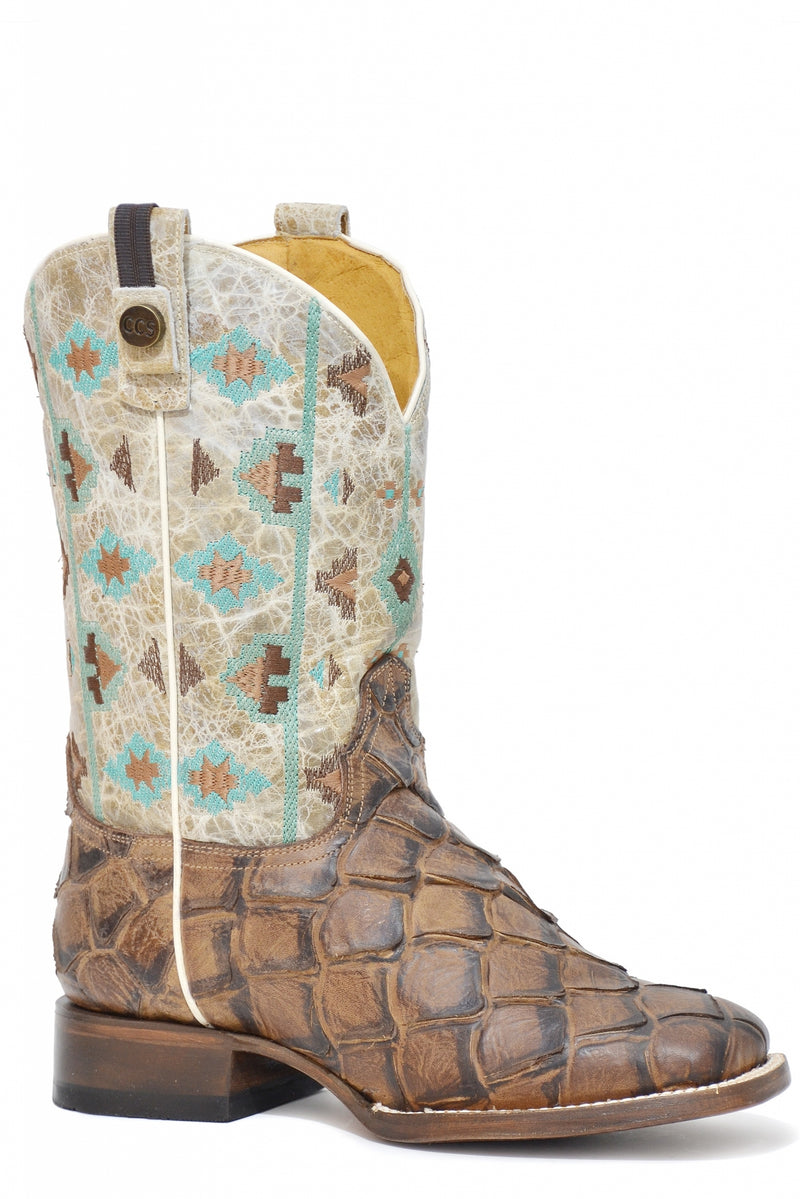 Roper Ladies Big Fish Aztec Concealed Carry 11" Shaft Boots