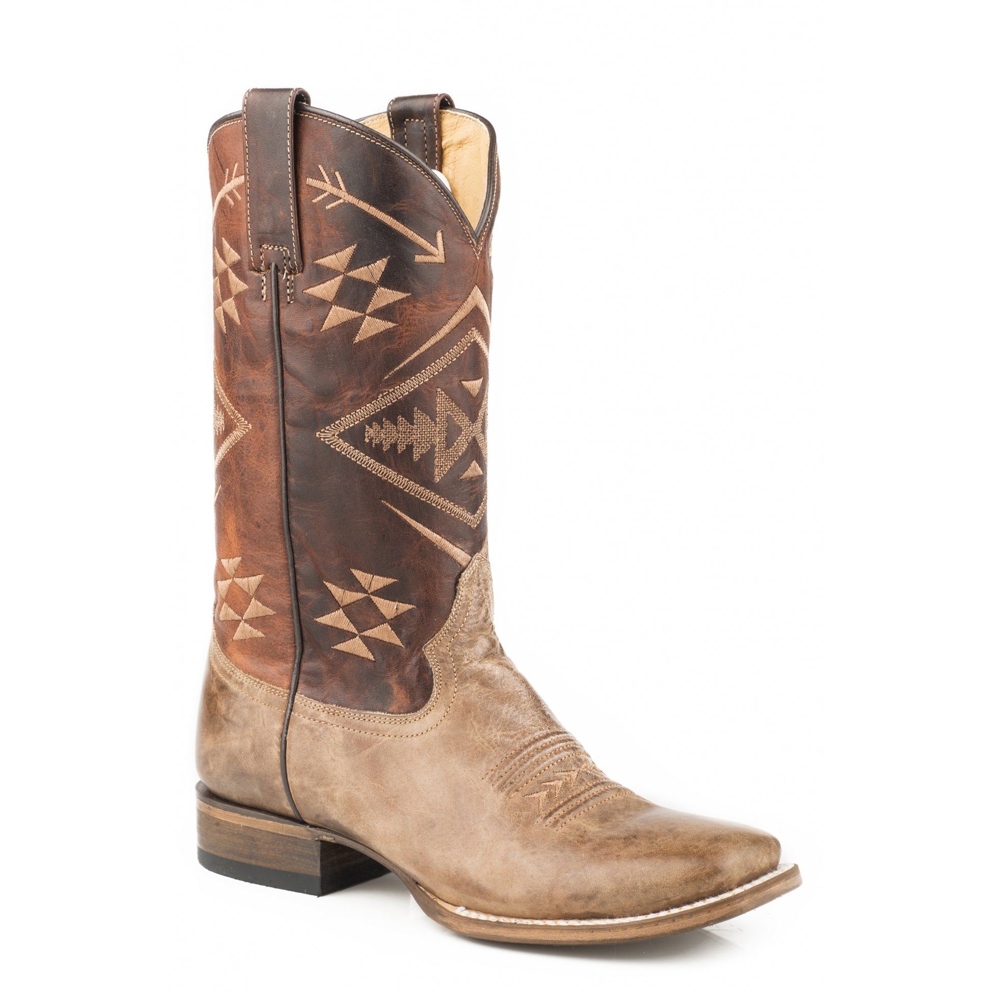 Roper Ladies Ruby Square Toe 11" Shaft Leather Boots