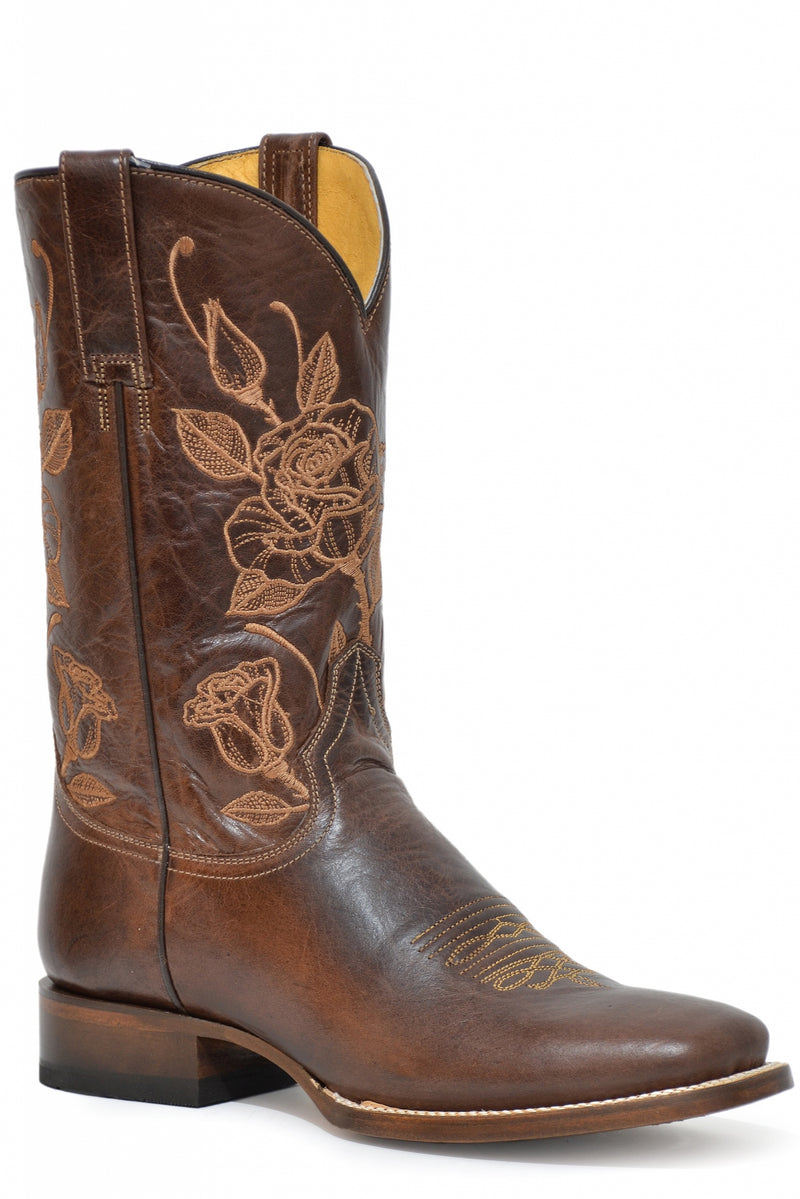 Roper Ladies Desert Rose Square Toe 11" Shaft Boots