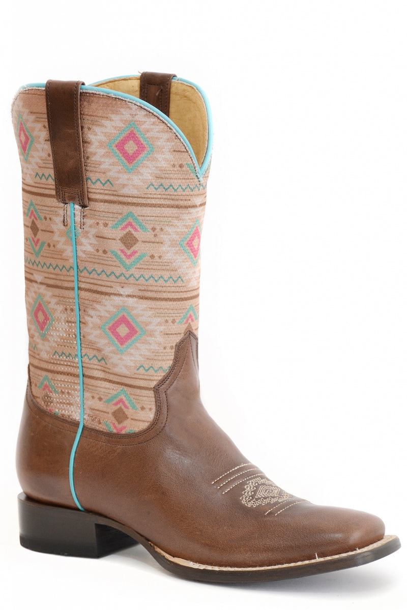 Roper Ladies Southwest Square Toe Western Boots