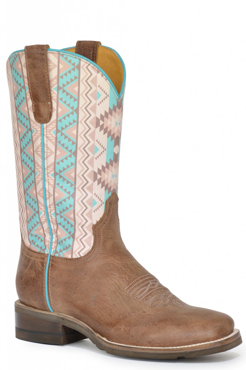 Roper Ladies Square Toe GEO Outsole Boots