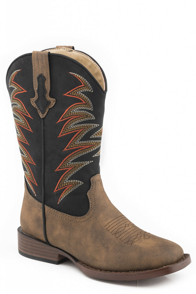 Roper Kids Clint Square Toe Western Boots