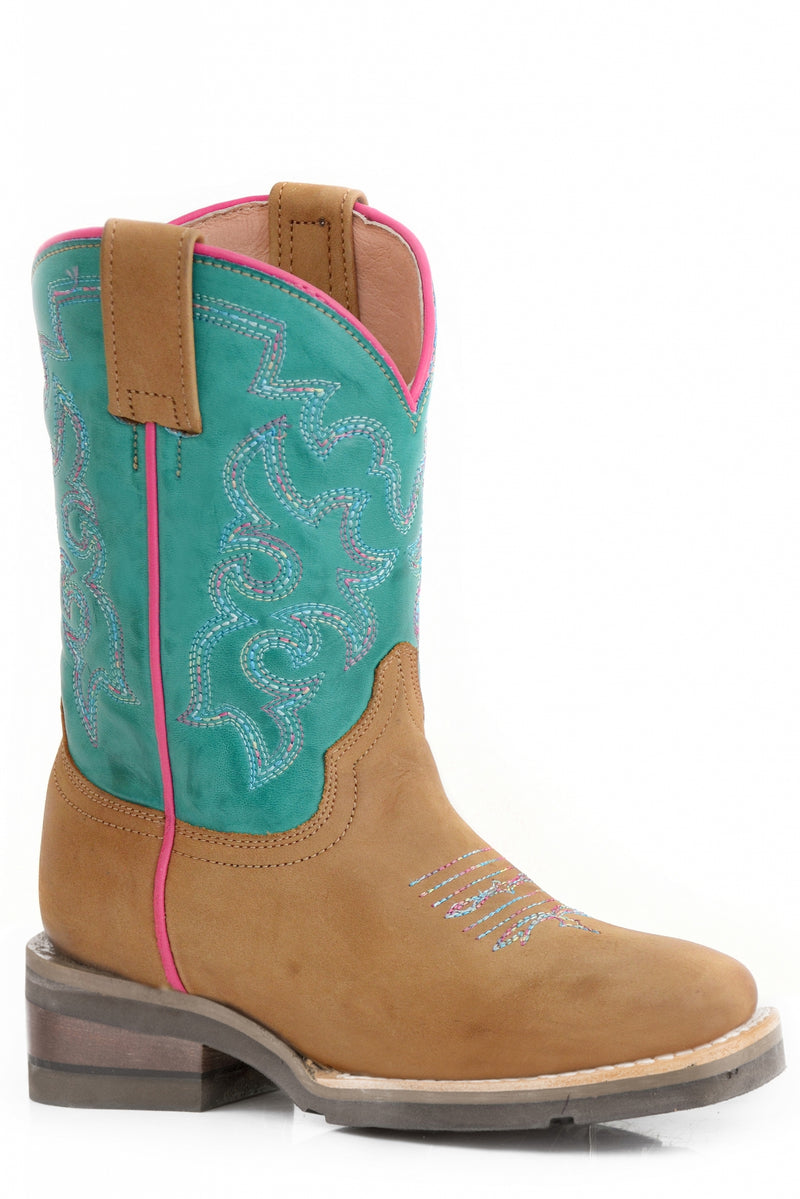 Roper Kids Twisty GEO Outsole Boots