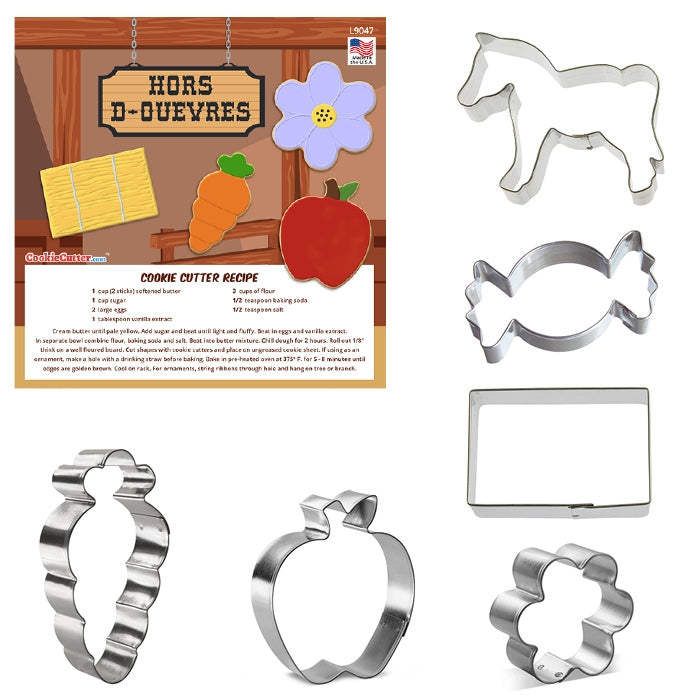 Hors D'Ouevres Cookie Cutter Set