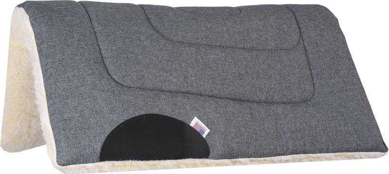Mustang Brushed Denim Pony Pad with Fleece Bottom