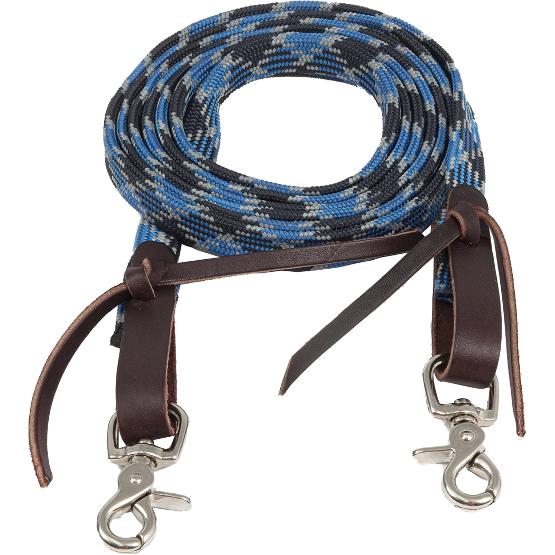 Mustang Aztec Braided Flat Waxed Roping Rein