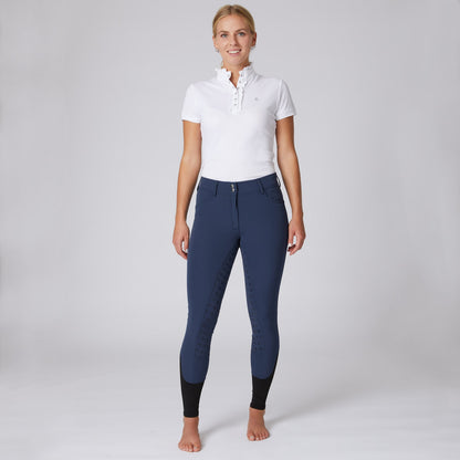 Horze Ladies Queenie Silicone Full Seat Riding Breeches with Crystals