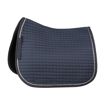 Horze Noir Pearl Corded Dressage Saddle Pad