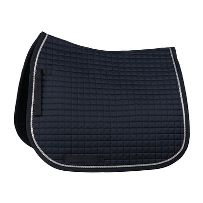 Horze Noir Pearl Corded Dressage Saddle Pad