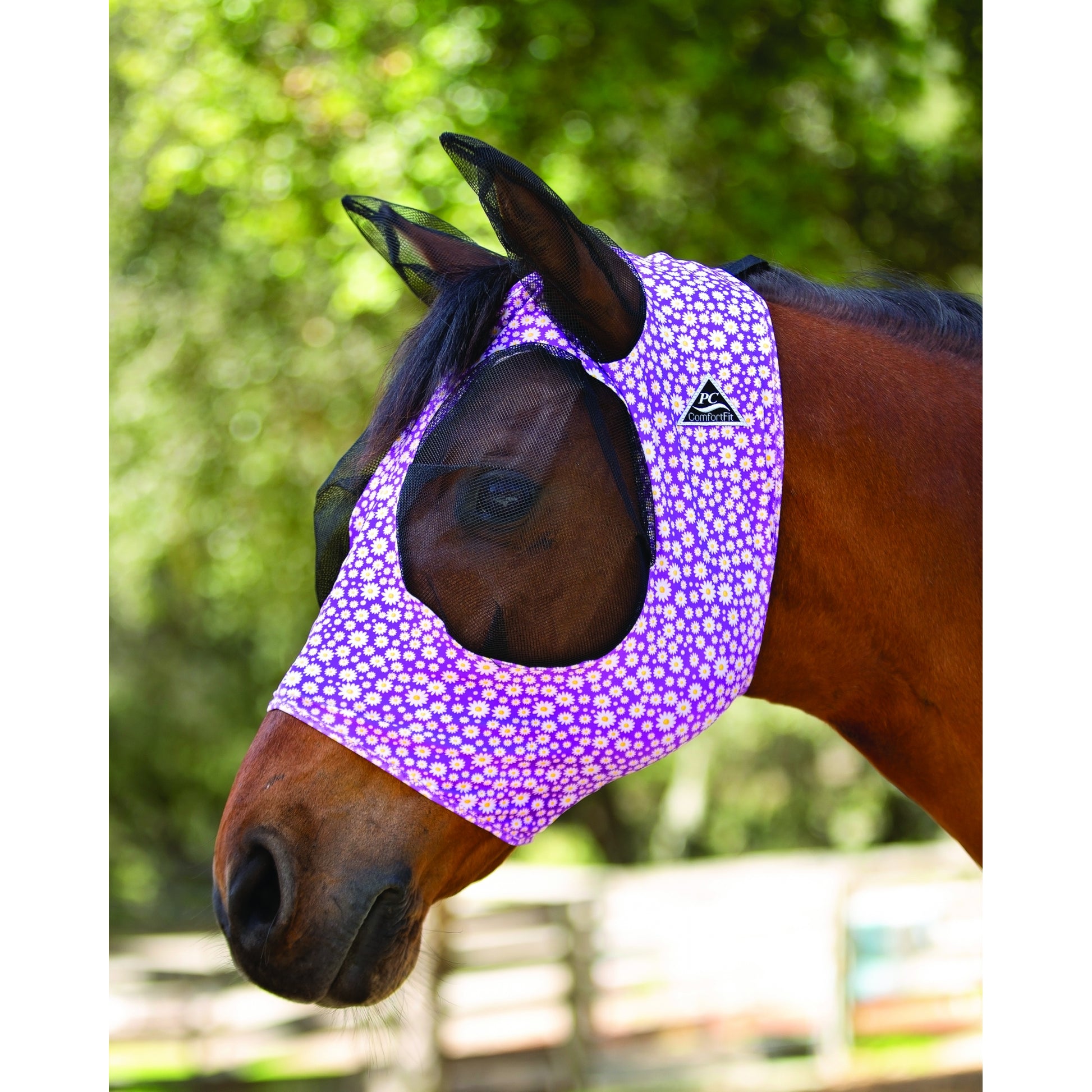 Prof Choice Comfort Fit Lycra Fly Mask - Prints