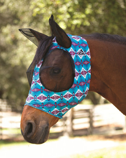 Prof Choice Comfort Fit Lycra Fly Mask - Prints