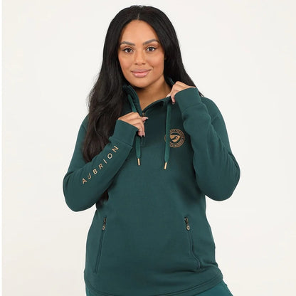 Shires Aubrion Ladies Elm Half Zip Sweatshirt