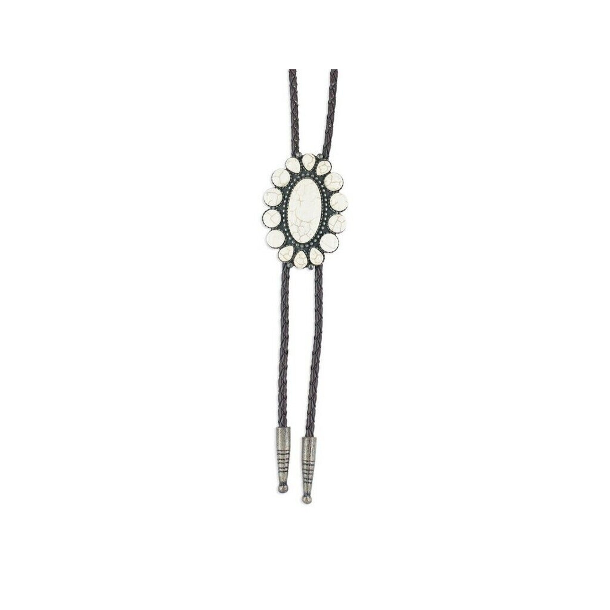 Montana Silversmiths Moonflower Attitude Bolo Tie