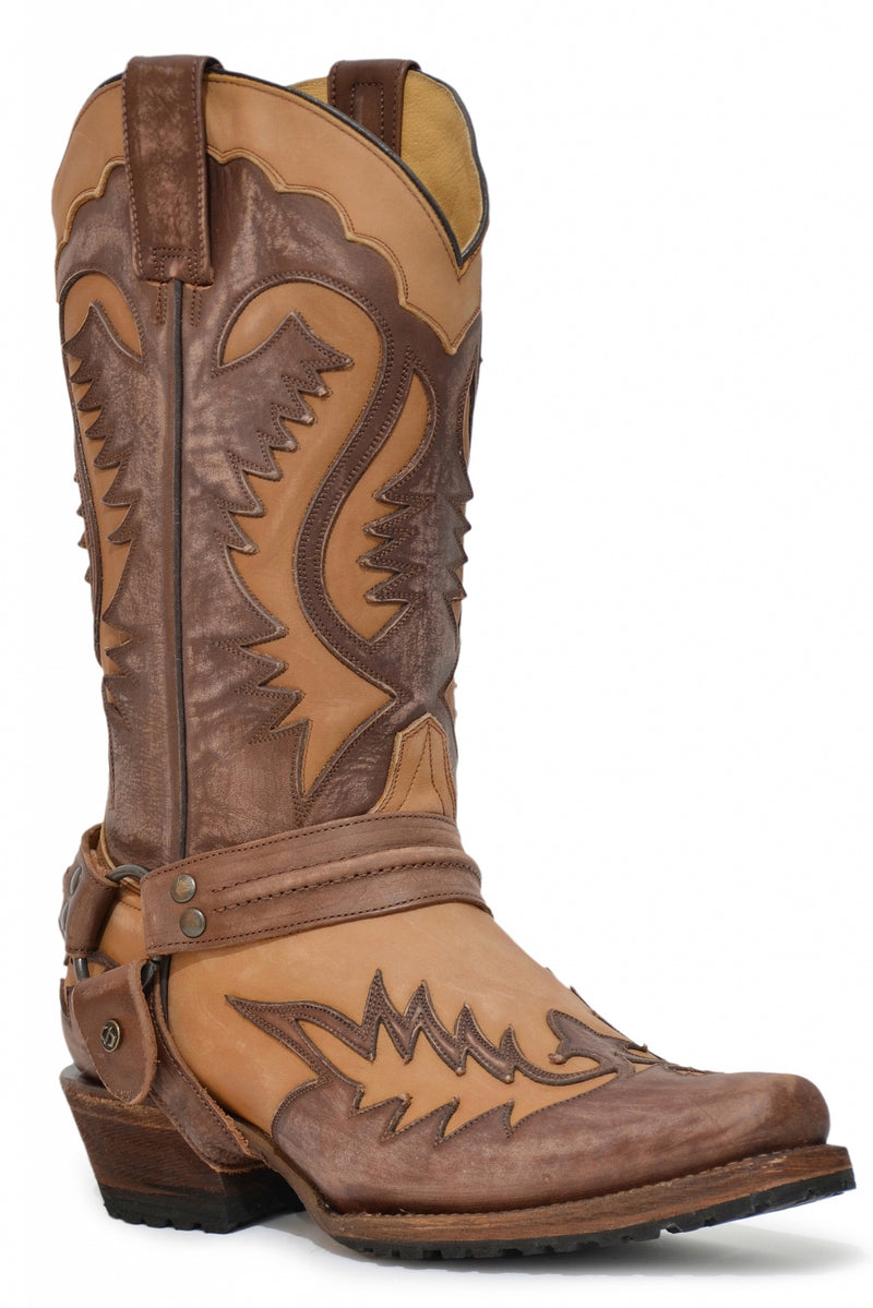 Stetson Mens Outlaw Lug Sole Boots