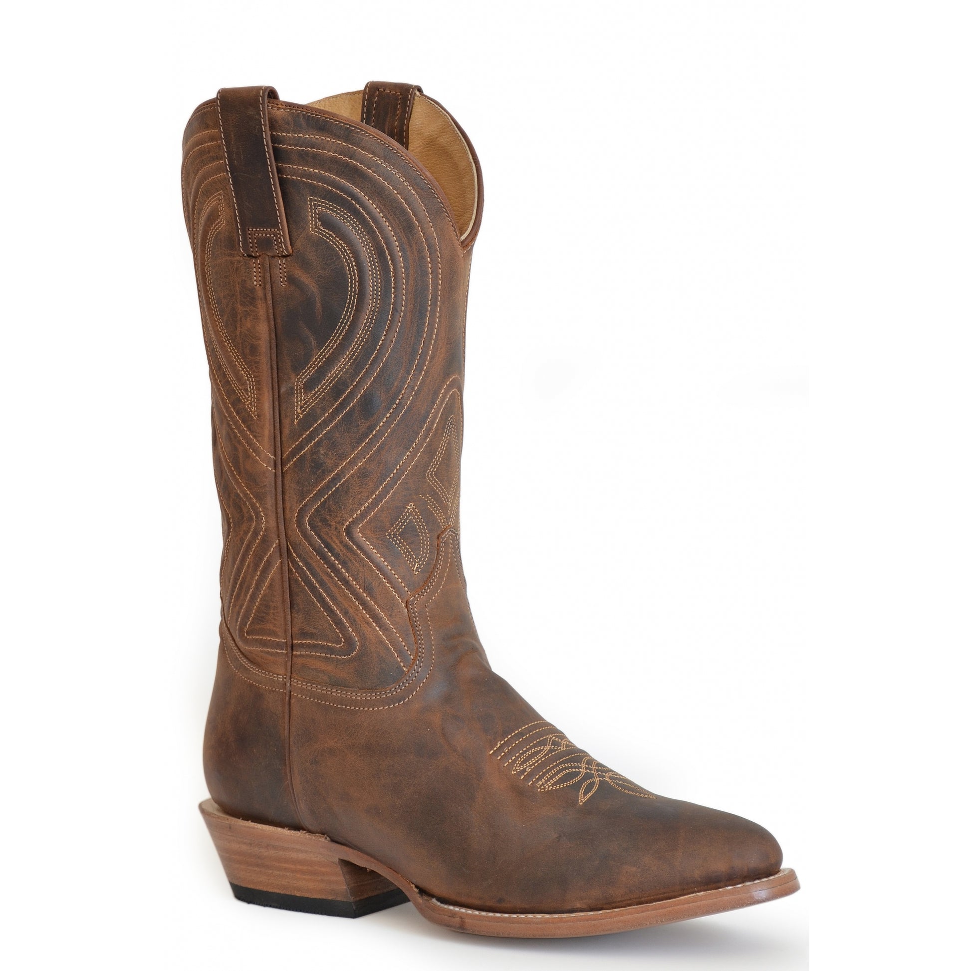 Stetson Mens Mossman R Toe 13" Shaft Boots