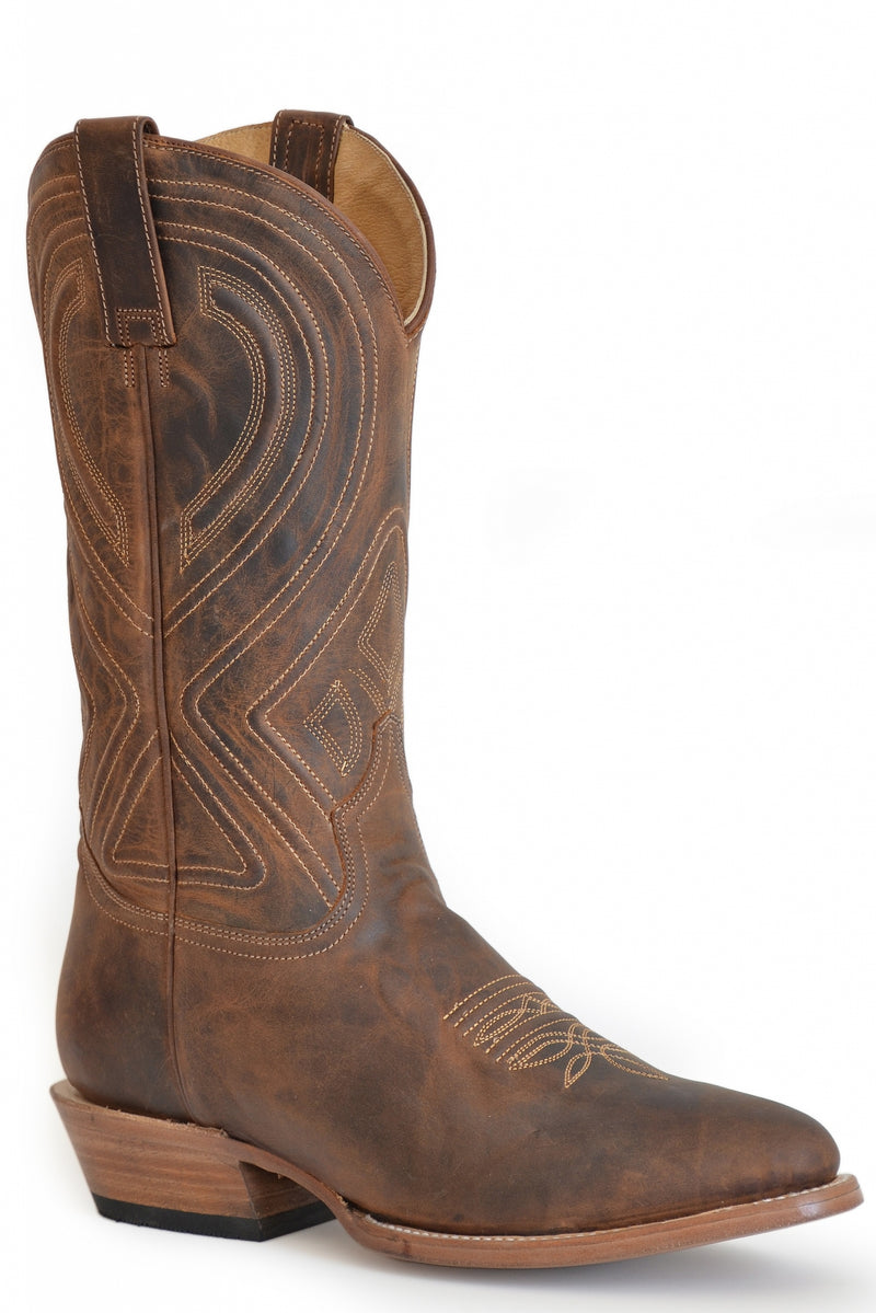 Stetson Mens Mossman R Toe 13" Shaft Boots