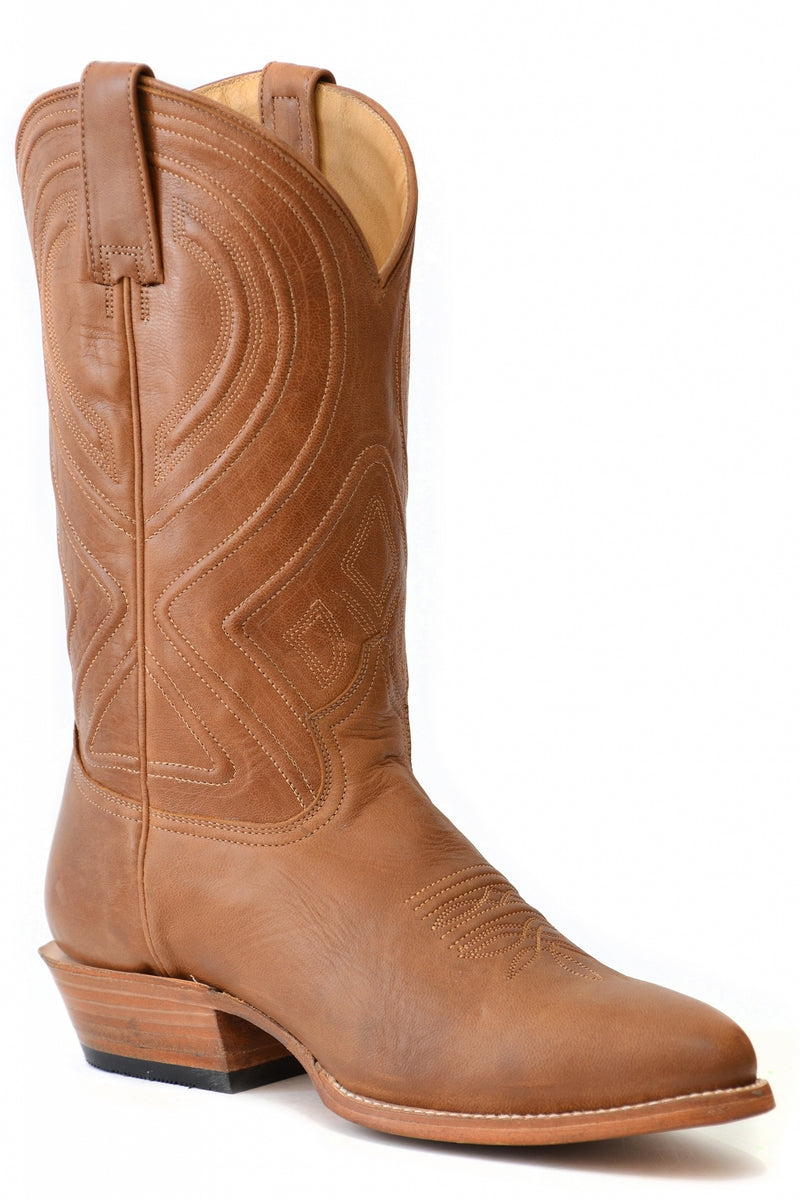 Stetson Mens Mossman R Toe 9" Shaft Boots