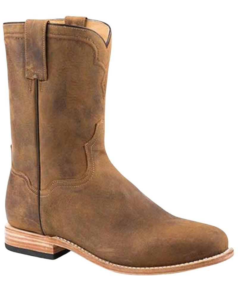 Stetson Mens Puncher Roper Round Toe Boots