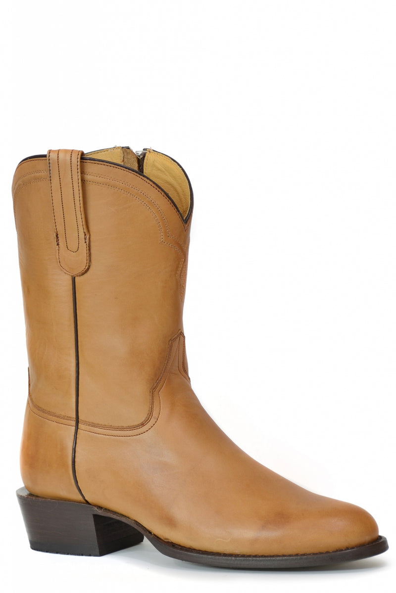 Stetson Mens Rancher Zip Wide R Toe Boots