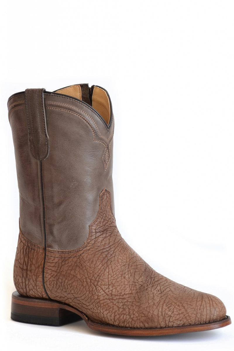Stetson Mens Rancher Zip Wide R Toe Boots