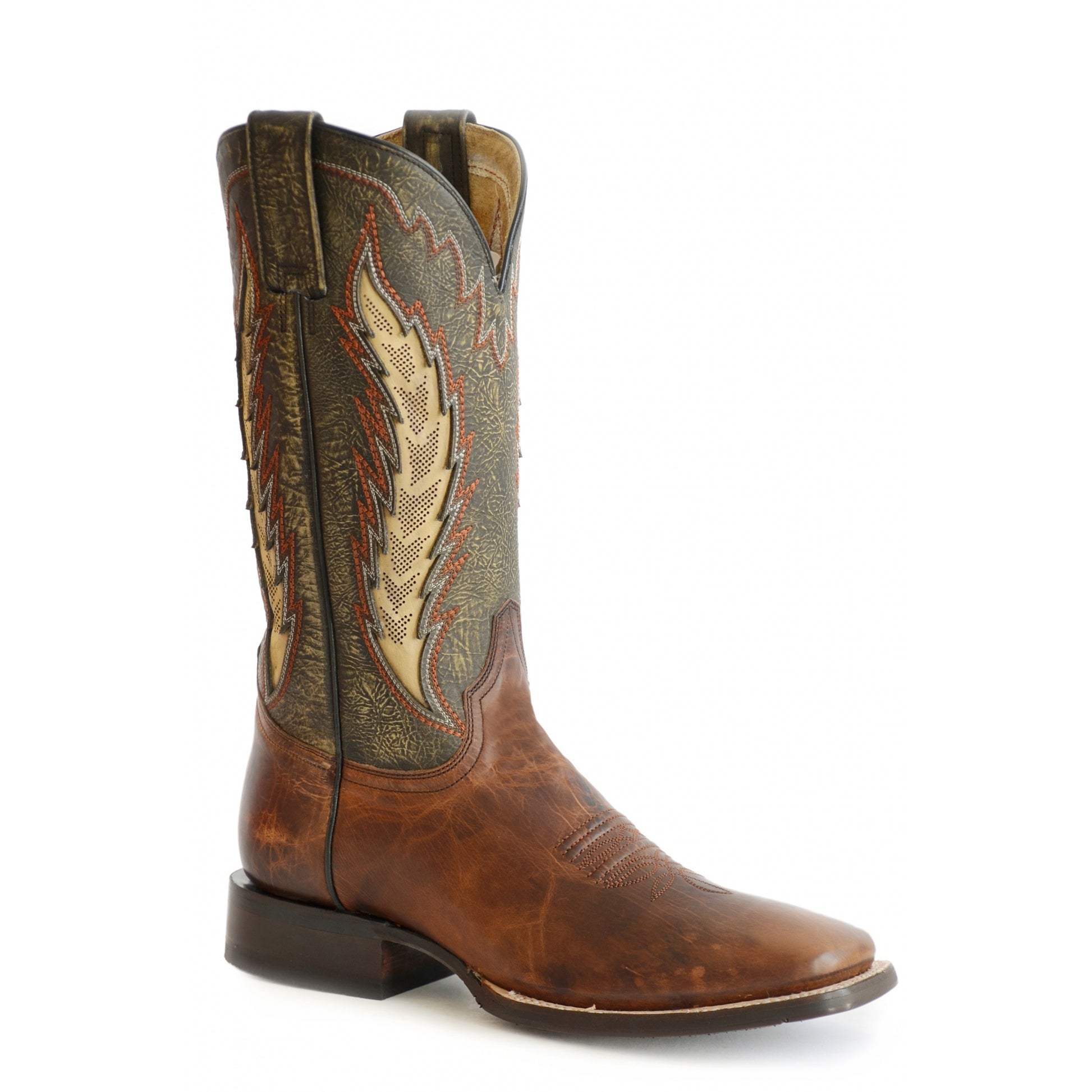 Stetson Mens Airflow Square Toe Performance Sole Boots