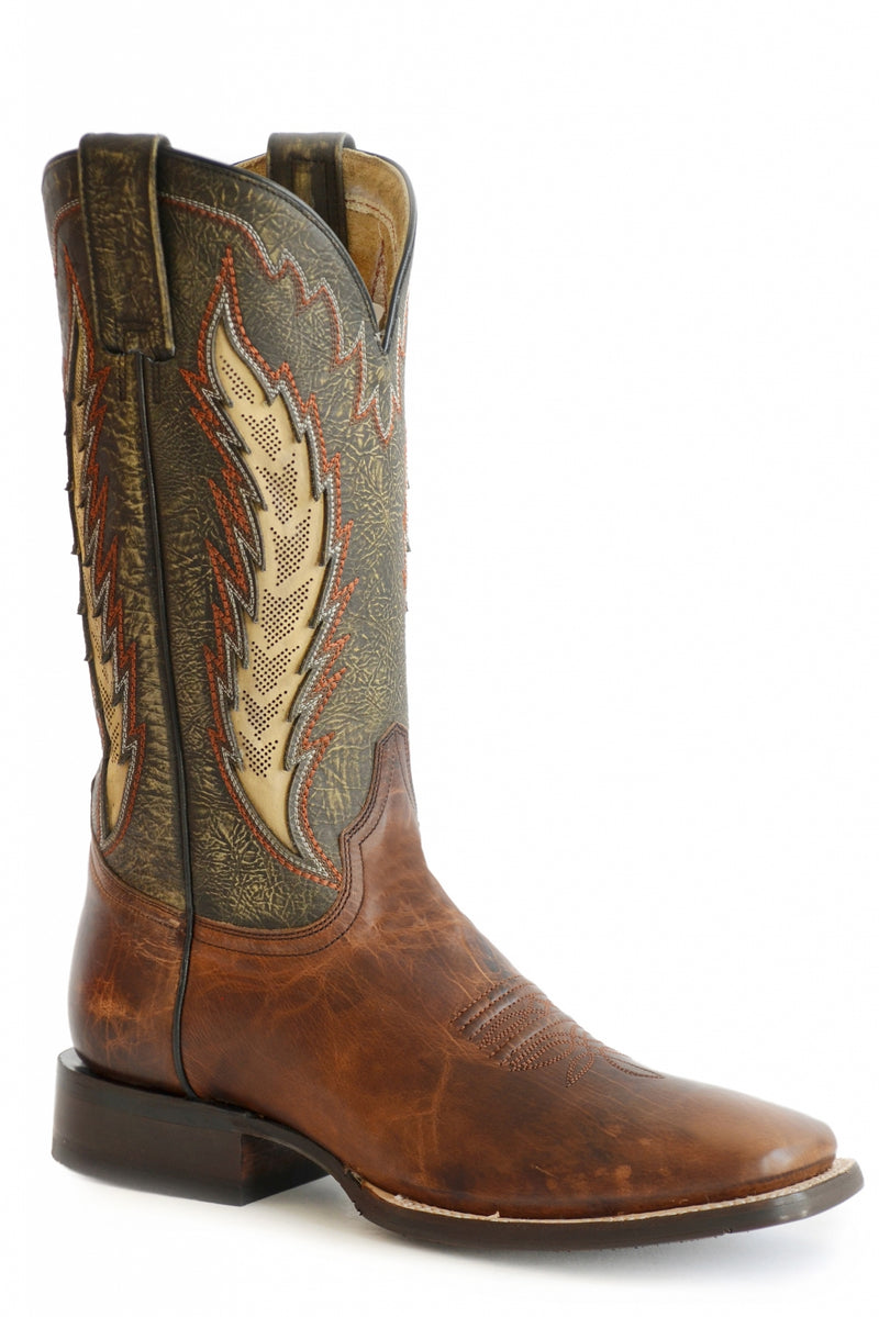 Stetson Mens Airflow Square Toe Performance Sole Boots