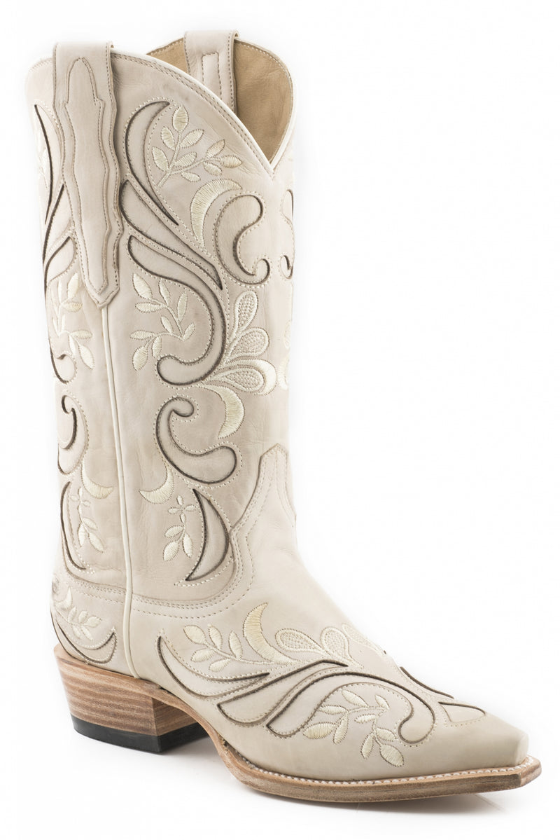 Stetson Ladies Marina Snip Toe 13" Shaft Leather Sole Boots