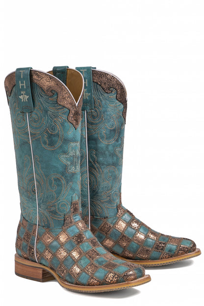 Tin Haul Ladies Square Toe Boots - No Prob-Lama with Lama Sole
