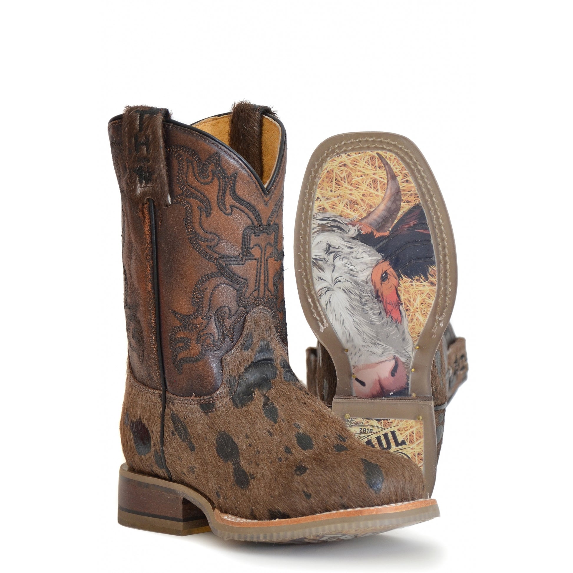 Tin Haul Big Kids Boots - Shaggy with Take No Bull Sole