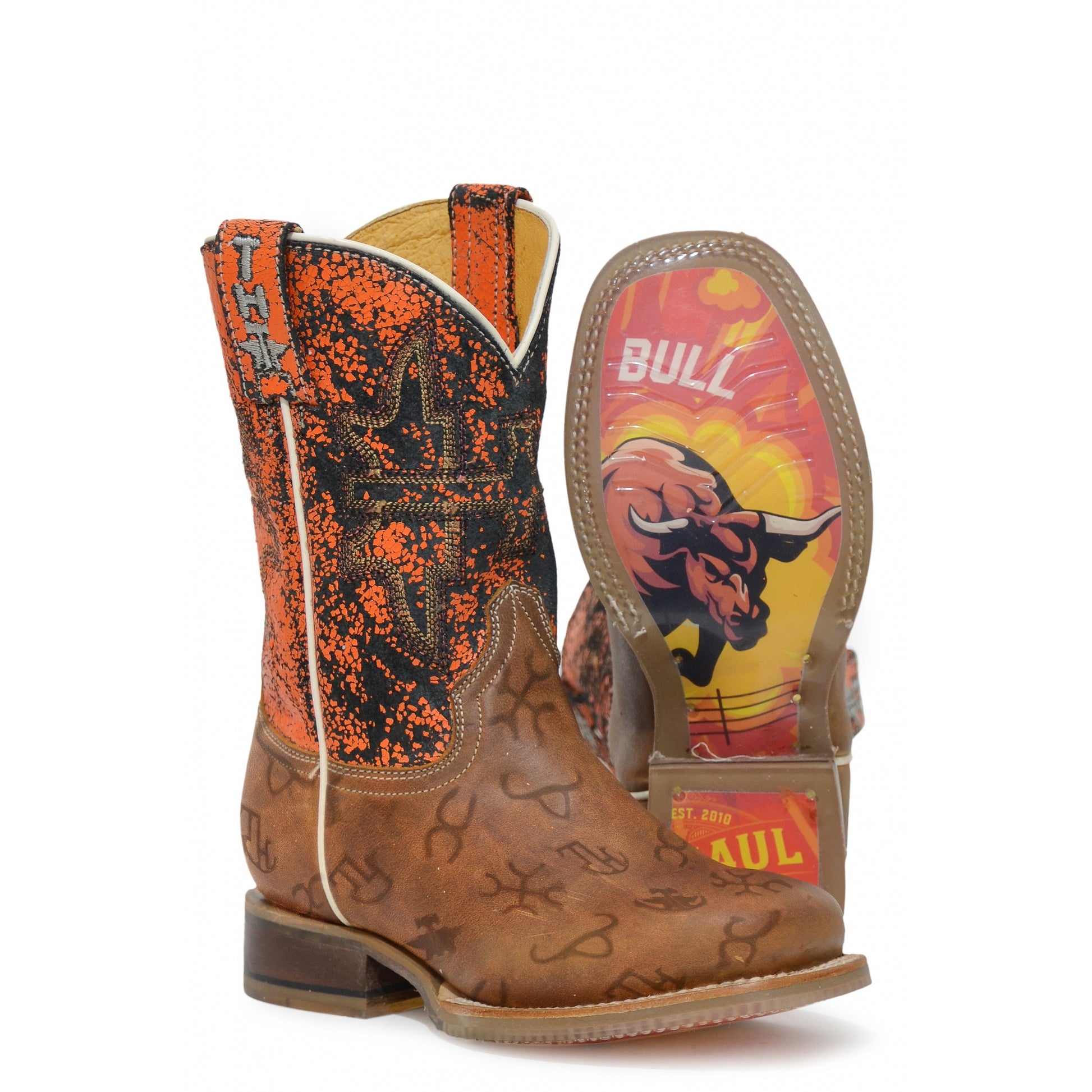 Tin Haul Big Kids Boots -Mini Brands with Raging Bull Sole