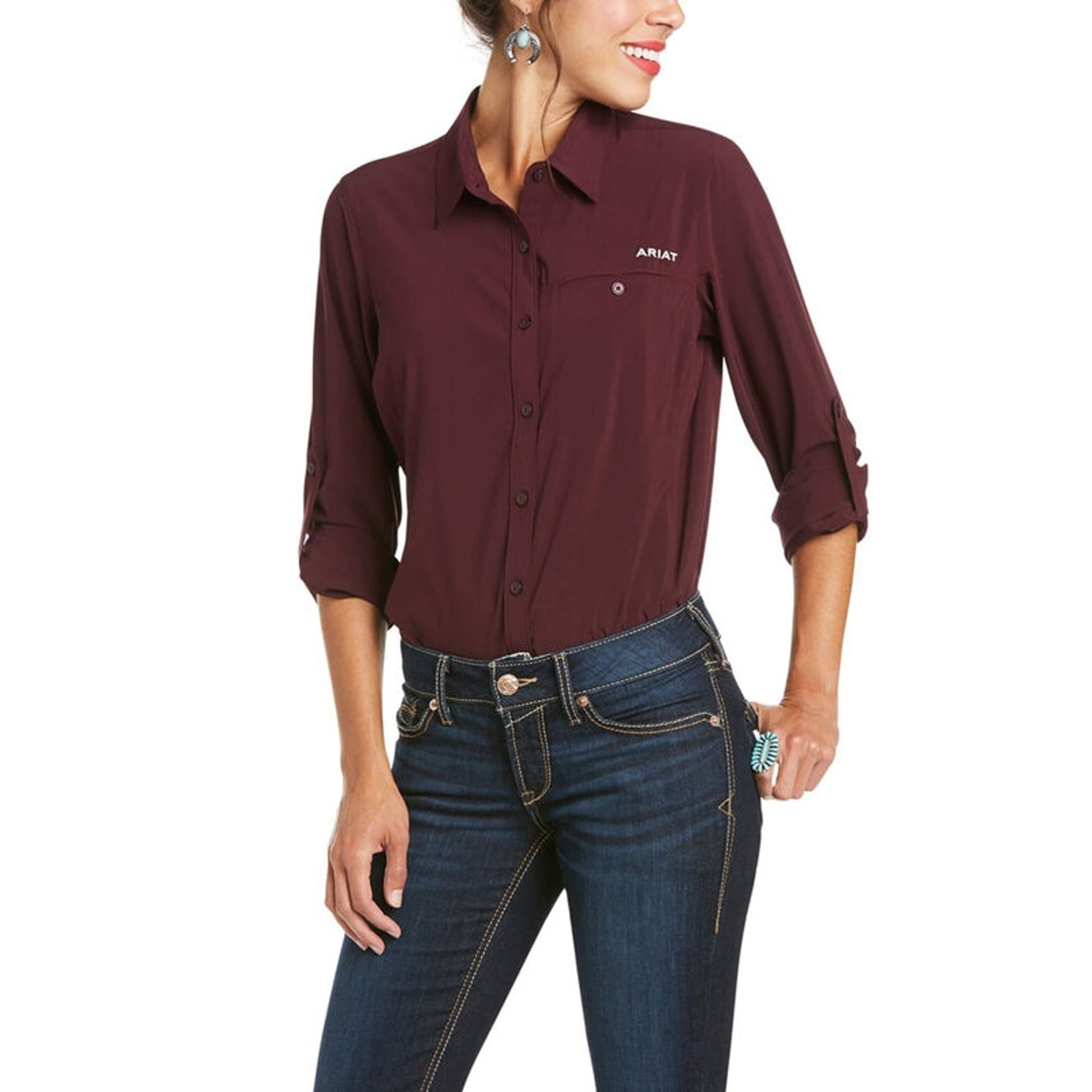 Ariat Ladies VentTEK Long Sleeve Stretch Shirt
