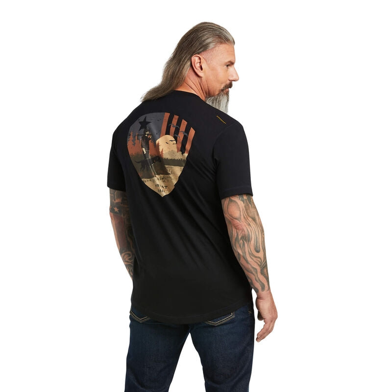 Ariat Mens Rebar Workman Working Dog T-Shirt