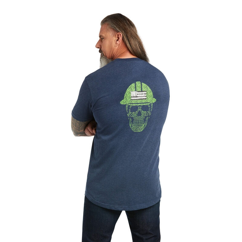 Ariat Mens Rebar Cotton Strong Roughneck Graphic T-Shirt
