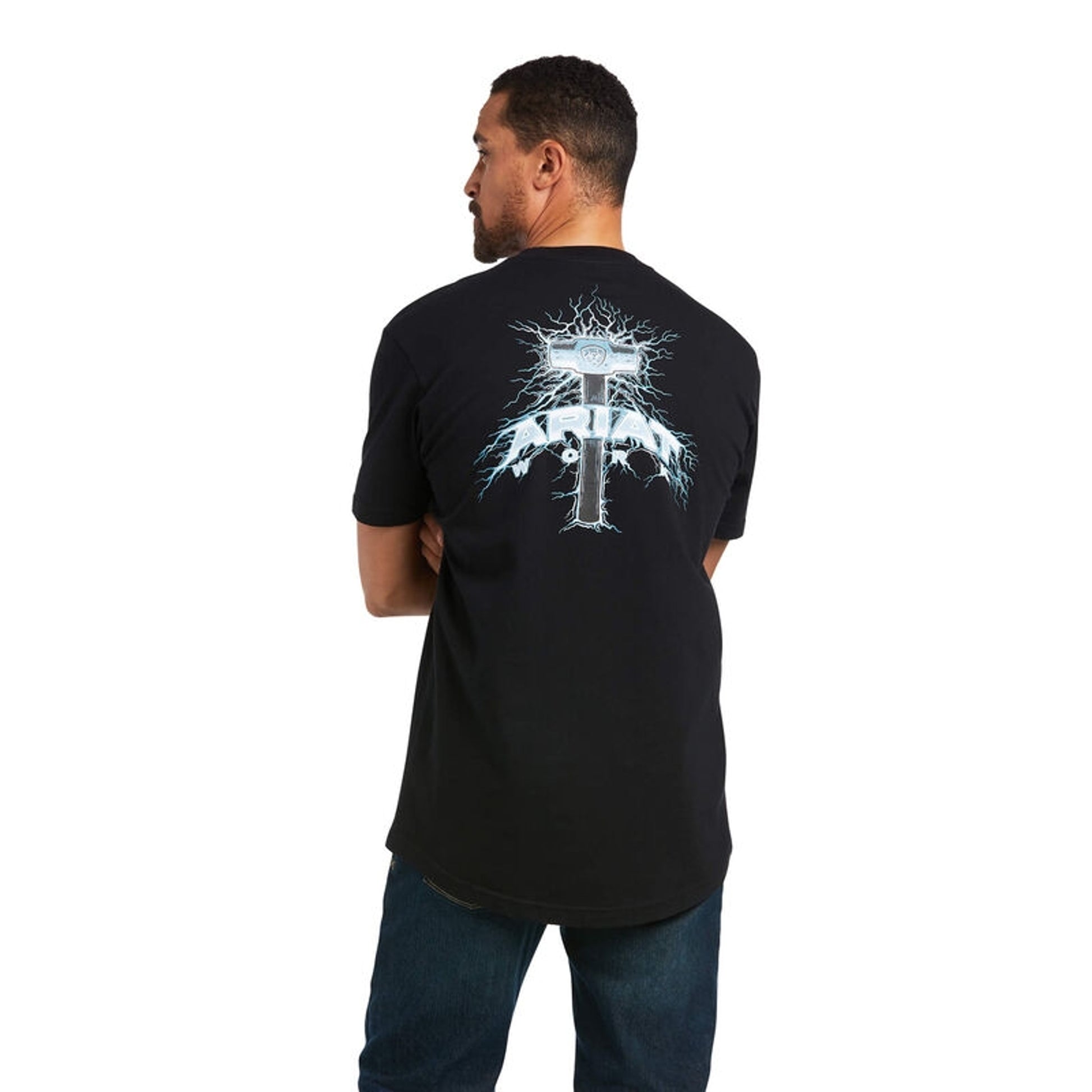 Ariat Mens Rebar Cotton Strong Voltaic Hammer T-Shirt