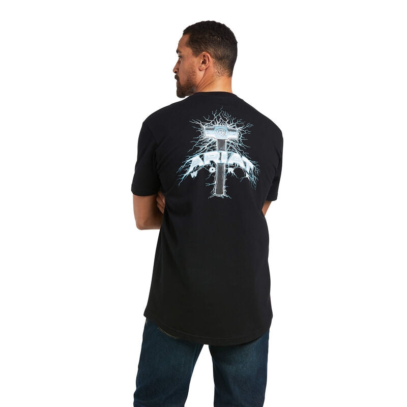 Ariat Mens Rebar Cotton Strong Voltaic Hammer T-Shirt