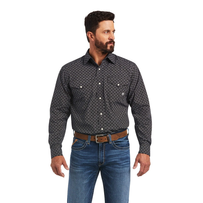 Ariat Mens Max Classic Fit Long Sleeve Snap Shirt