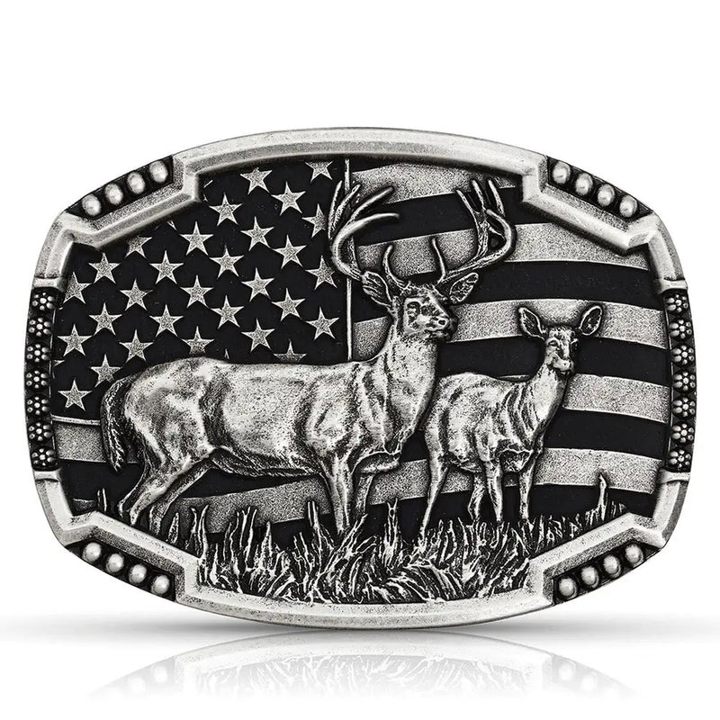 Montana SilversmithsMatched Pair Deer Buckle