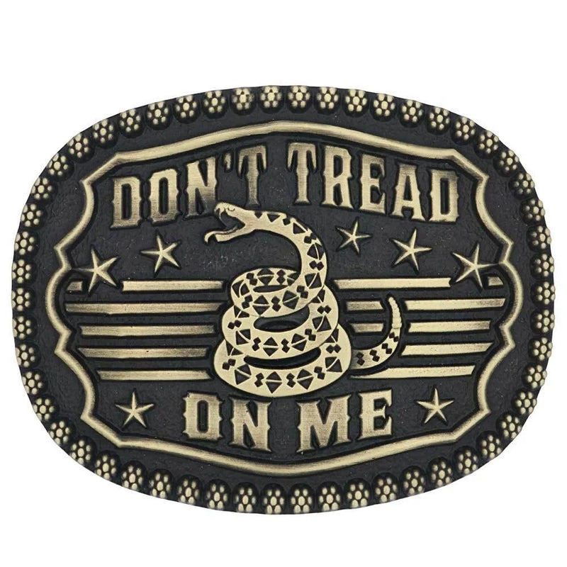 Montana Silversmiths Gadsden Snake Heritage Attitude Buckle