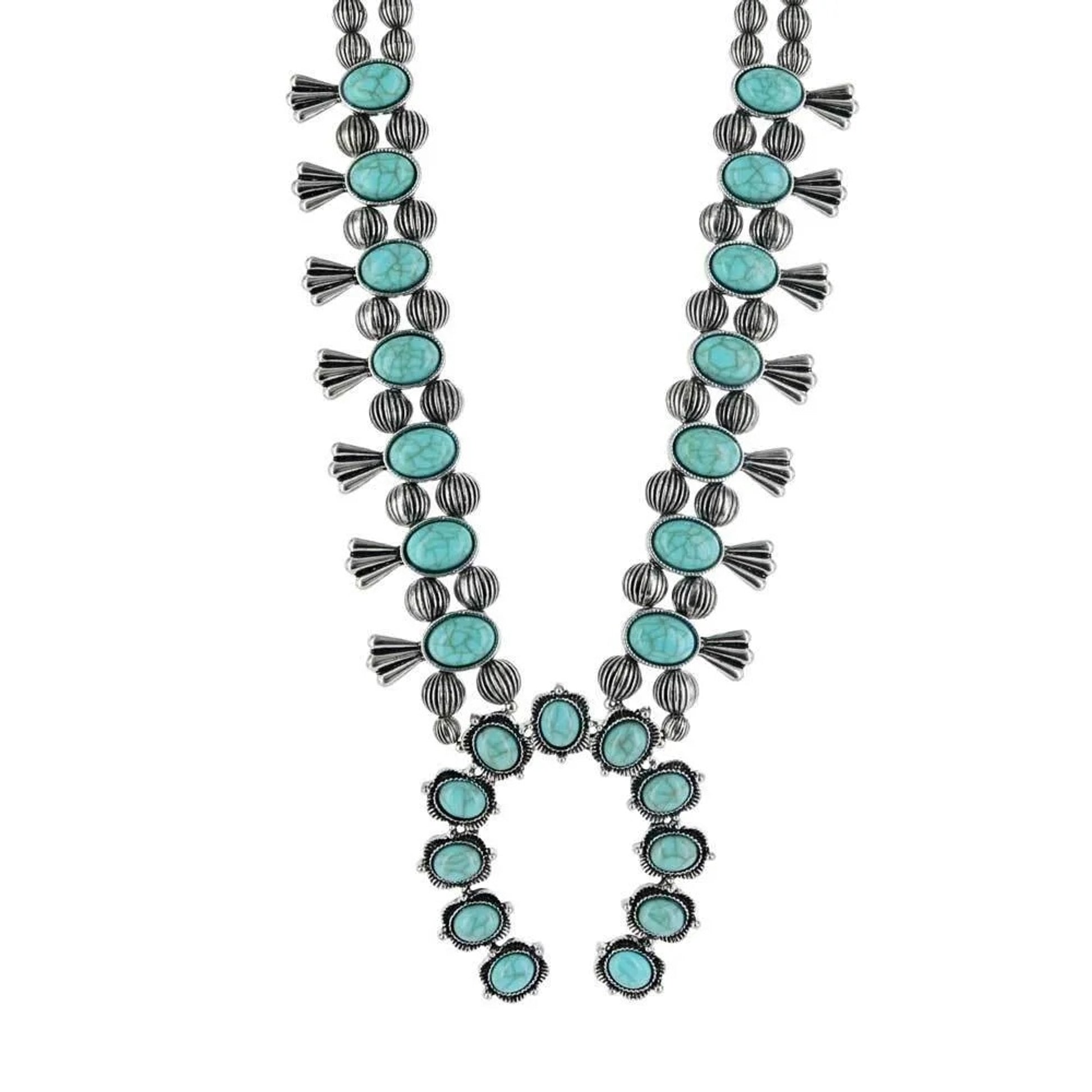 Montana Silversmiths Regal Squash Blossom Attitude Necklace