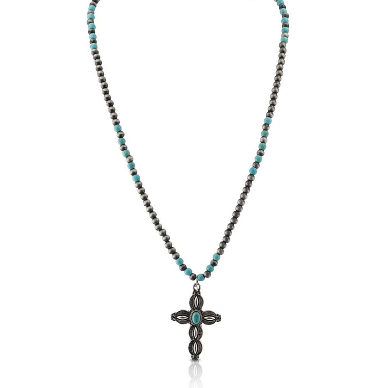 Montana Silversmiths Faithful Expression Beaded Attitude Necklace