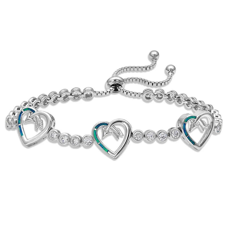 Montana Silversmiths Follow Your Arrow Heart Bolo Bracelet
