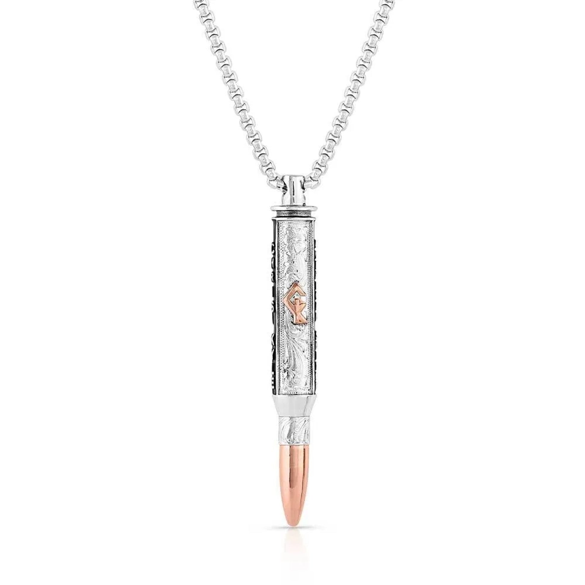 Montana Silversmiths I'll Cover You Sniper Bullet Necklace