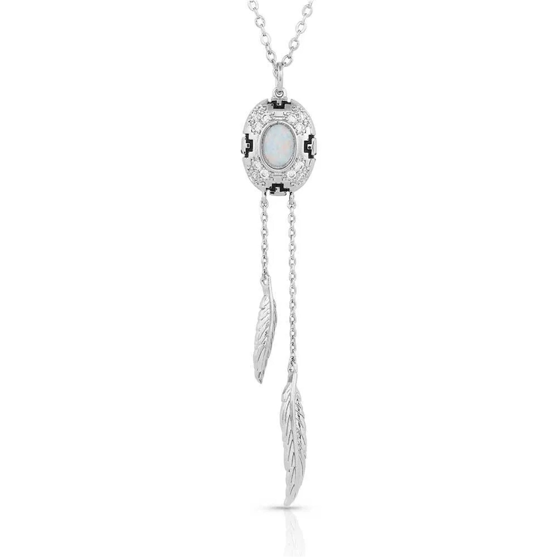 Montana Silversmiths Divine Touch Opal Necklace