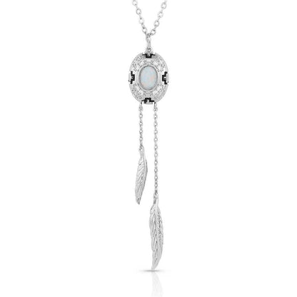 Montana Silversmiths Divine Touch Opal Necklace