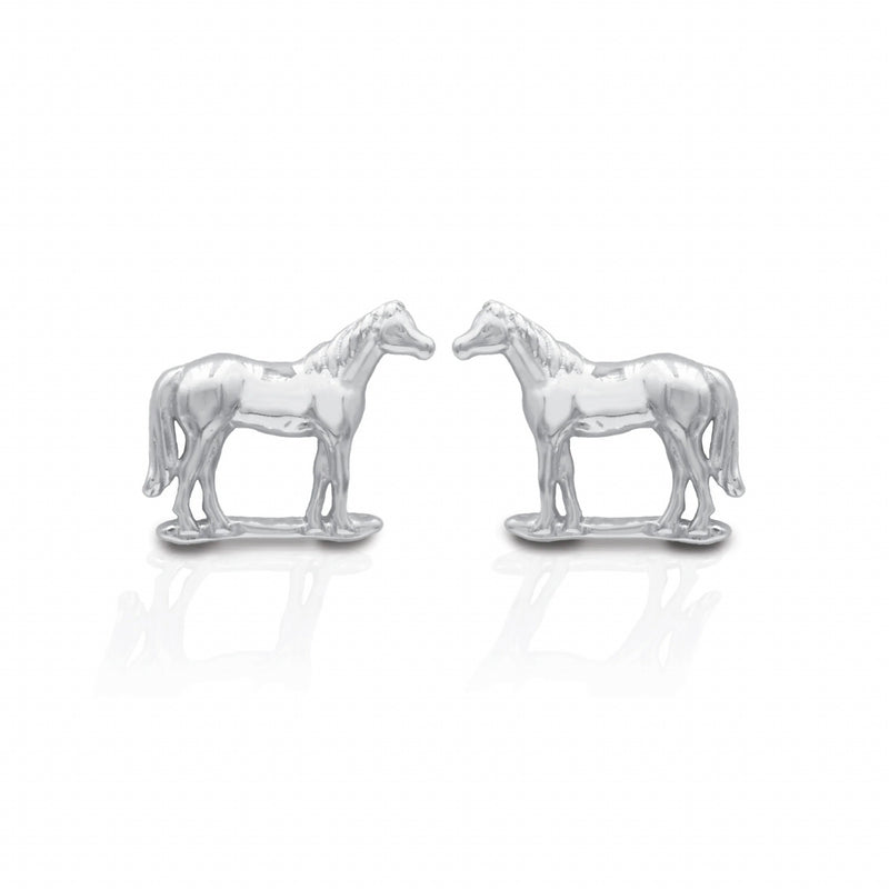 Kelly Herd Halter Horse Earrings