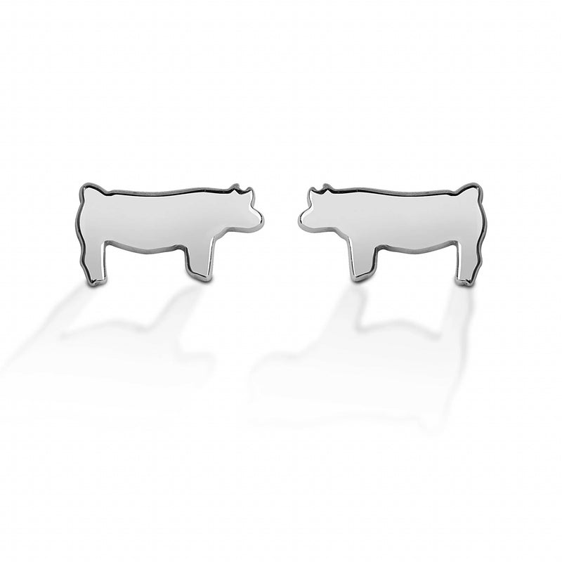 Kelly Herd Pig Silhouette Earrings