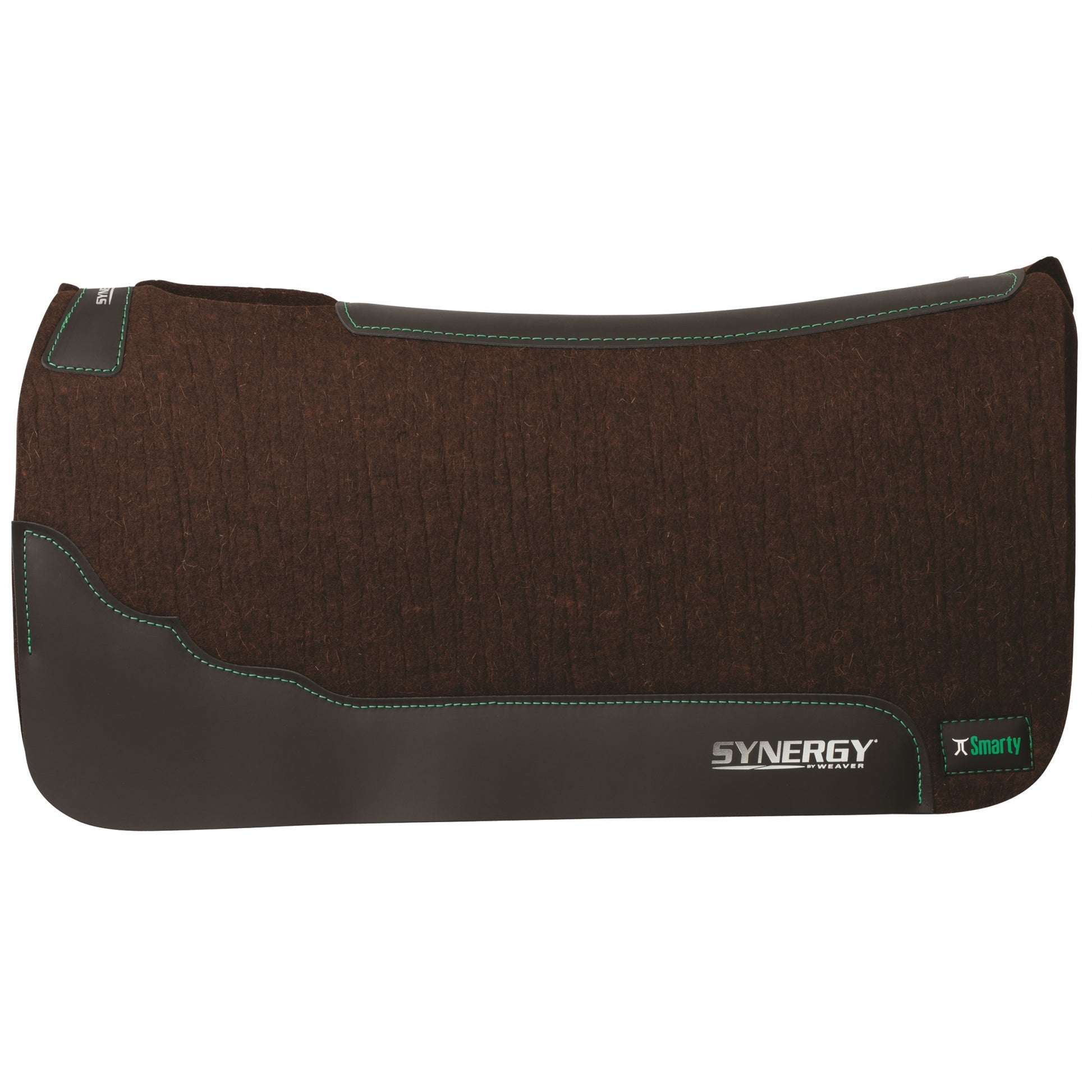 Weaver Smarty X Synergy Contoured Steam Pressed 100% Merino Wool Felt Performance 3/4" Saddle Pad