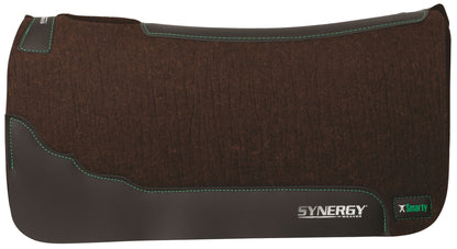 Weaver Smarty X Synergy Contoured Steam Pressed 100% Merino Wool Felt Performance 3/4" Saddle Pad