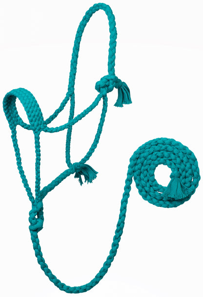 Weaver EcoLuxe Braided Rope Halter with 8' Lead